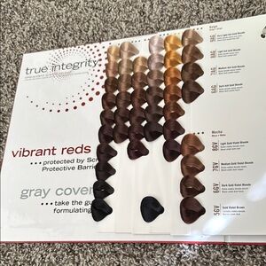 Hair Color Swatch Book